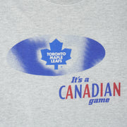 NHL (Gildan) - Toronto Maple Leafs It's A Canadian Game Molson T-Shirt 1990s X-Large