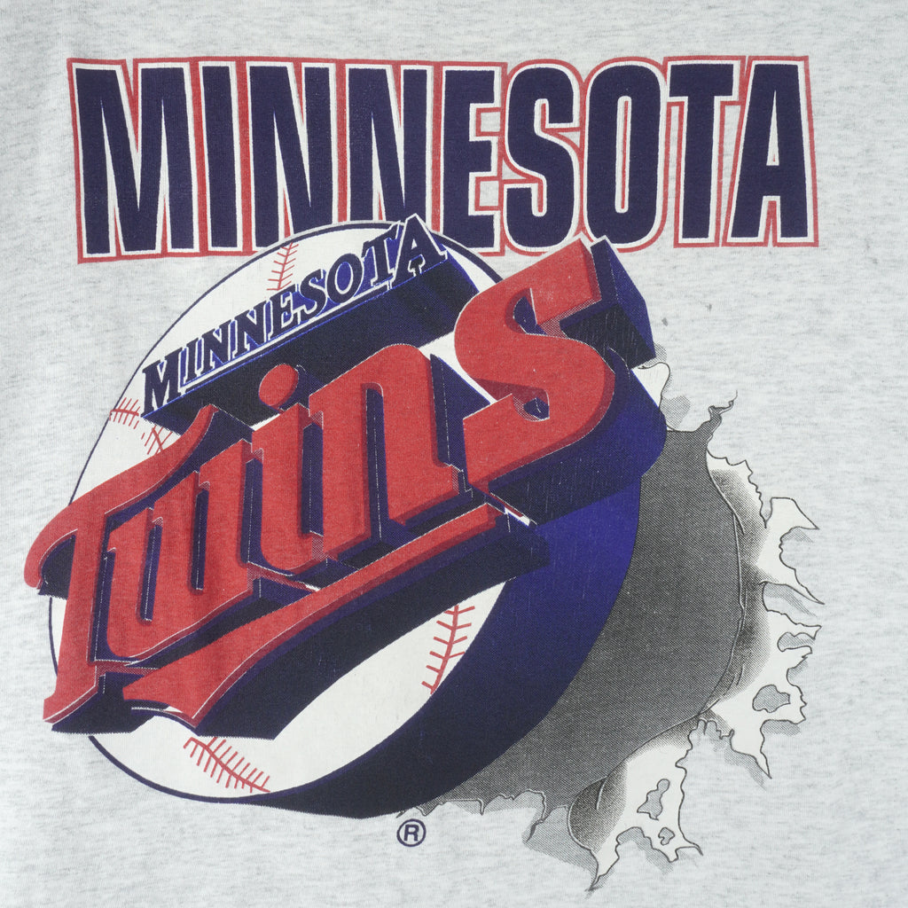 MLB (Nutmeg) - Minnesota Twins Breakout T-Shirt 1990s Large