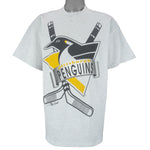 NHL (The Game) - Pittsburgh Penguins Hockey Sticks T-Shirt 1993 X-Large