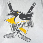 NHL (The Game) - Pittsburgh Penguins Hockey Sticks T-Shirt 1993 X-Large