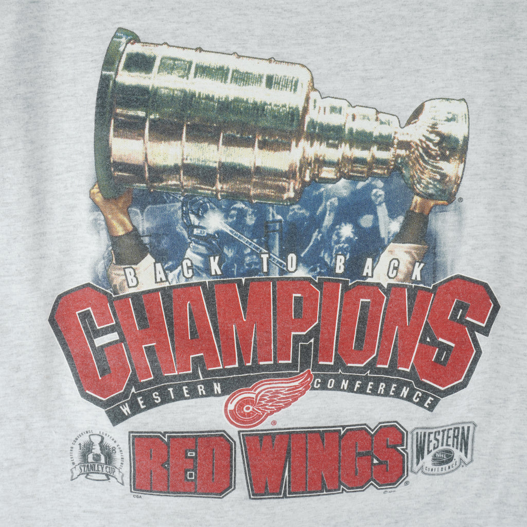 NHL (CSA) - Detroit Red Wings Stanley Cup T-Shirt 1998 X-Large Vintage Retro Hockey