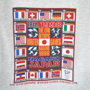 Vintage - Winter Olympics Games Nagano Japan Sweatshirt 1998 Medium