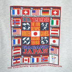 Vintage - Winter Olympics Games Nagano Japan Sweatshirt 1998 Medium