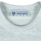 Vintage - Winter Olympics Games Nagano Japan Sweatshirt 1998 Medium