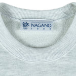 Vintage - Winter Olympics Games Nagano Japan Sweatshirt 1998 Medium
