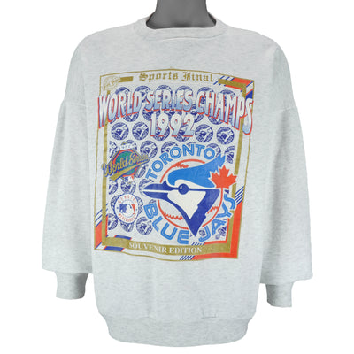 MLB (Front Pages) - Toronto Blue Jays World Champs Crew Neck Sweatshirt 1992 X-Large