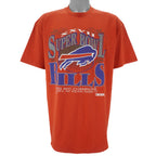 NFL (Trench) - Buffalo Bills AFC Champs T-Shirt 1992 XX-Large Vintage Retro Football