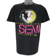 NCAA (Team Issue) - Florida State Seminoles Single Stitch T-Shirt 1990s X-Large Vintage Retro Football College