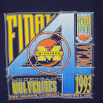NCAA (Competitor) - Michigan Wolverines Basketball Final Four T-Shirt 1993 Large Vintage Retro Basketball