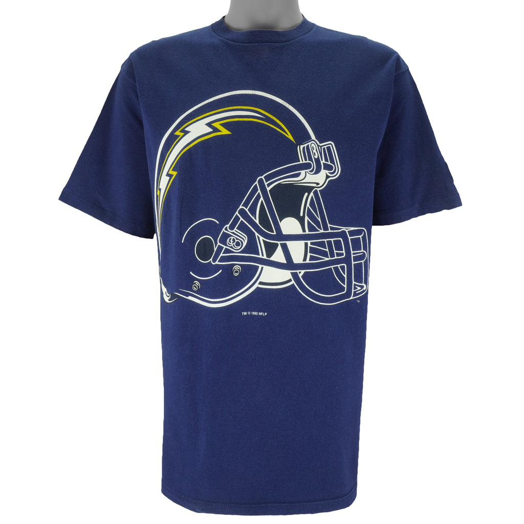 Starter - San Diego Chargers Helmet Spell-Out T-Shirt 1995 Large vintage Retro Football