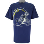 Starter - San Diego Chargers Helmet Spell-Out T-Shirt 1995 Large vintage Retro Football
