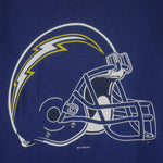Starter - San Diego Chargers Helmet Spell-Out T-Shirt 1995 Large vintage Retro Football