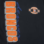 NFL (Trench) - Denver Broncos Single Stitch T-Shirt 1990s Large Vintage Retro Football