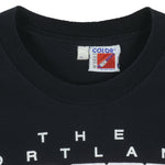 NBA (Carl Banks) - Portland Trail Blazers Single Stitch T-Shirt 1990s XX-Large Vintage Retro Basketball