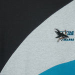 NHL (Hummer) - San Jose Sharks Big Logo T-Shirt 1990s Medium Vintage Retro Hockey