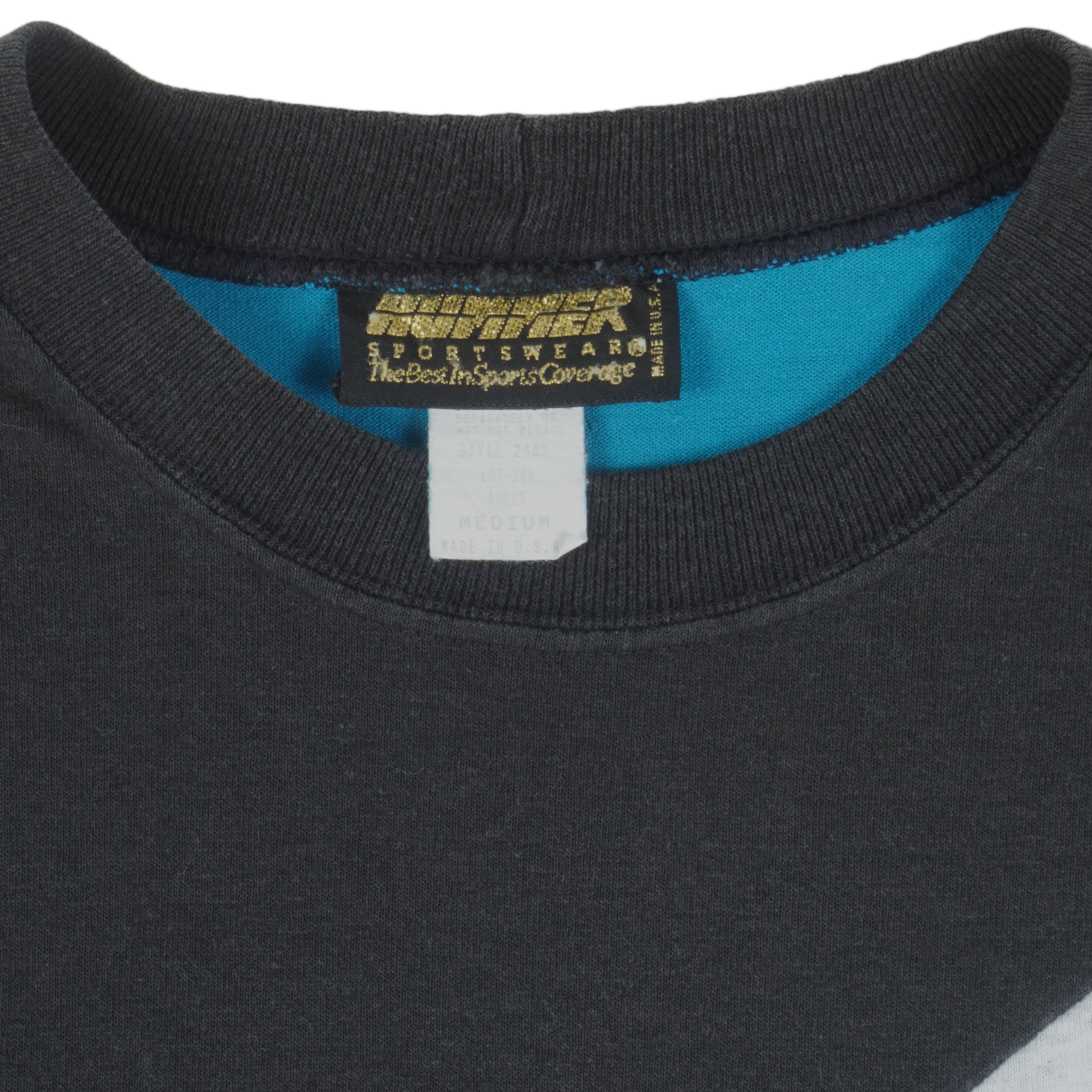 NHL (Hummer) - San Jose Sharks Big Logo T-Shirt 1990s Medium Vintage Retro Hockey