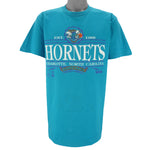 NBA (Trench) - Charlotte Hornets T-Shirt 1992 Large vintage Retro Basketball