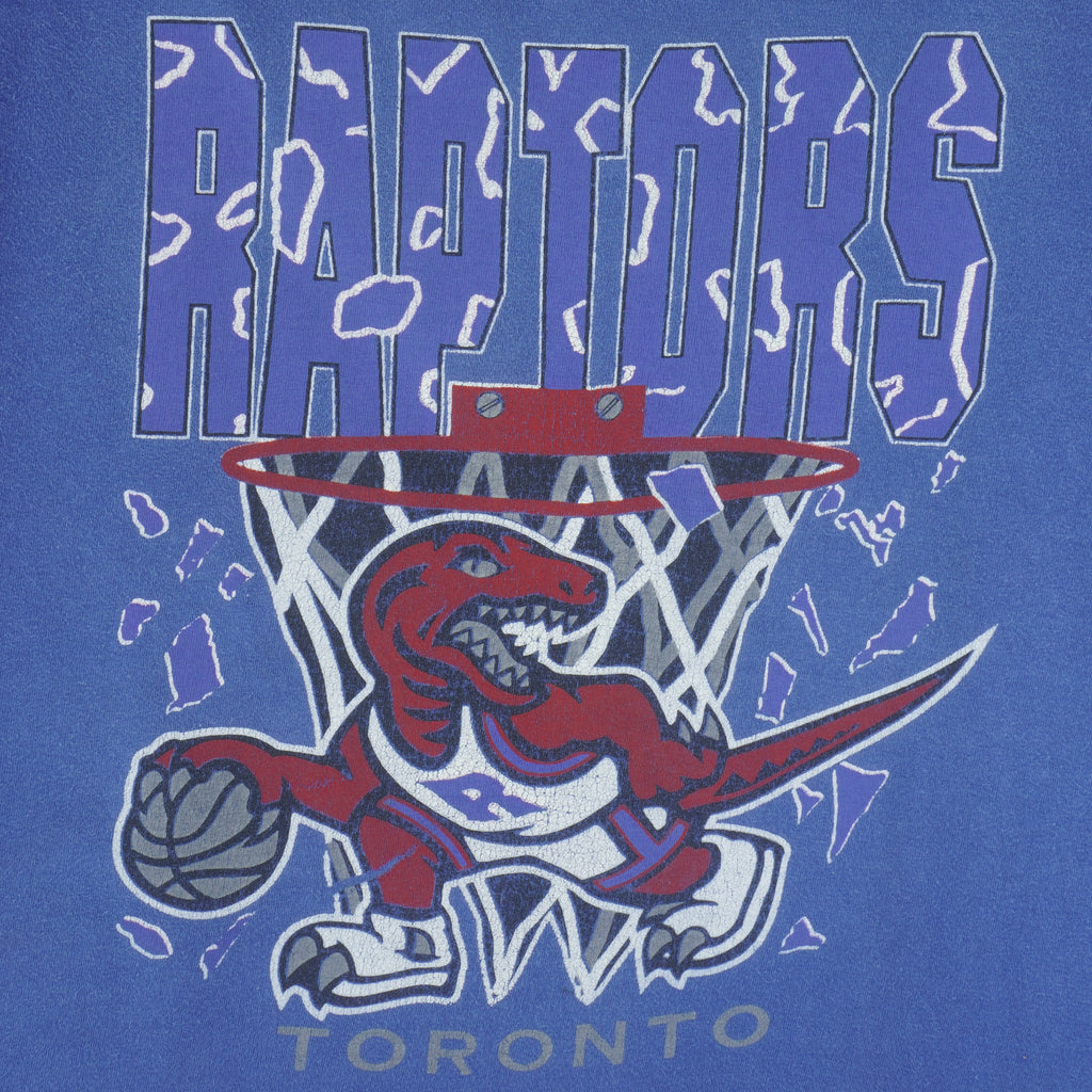 NBA - Toronto Raptors Shattered T-Shirt 1990s Medium