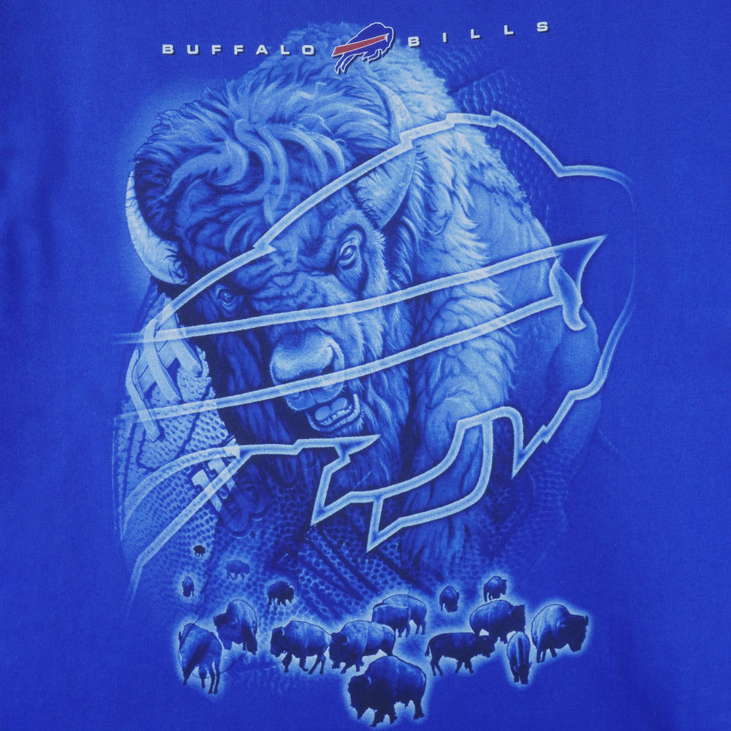 NFL (Pro Player) - Buffalo Bills X Animal Single Stitch T-Shirt 1990s X-Large