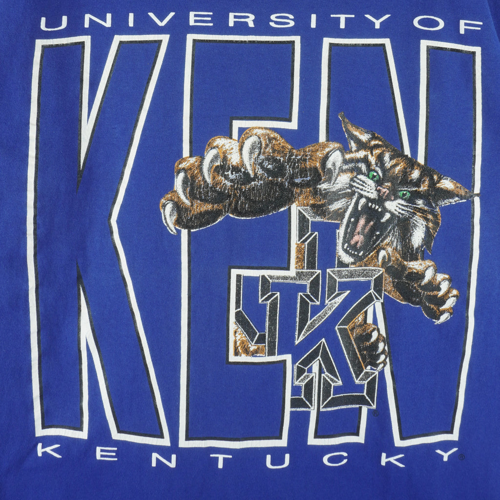 NCAA (Team Edition) - Kentucky Wildcats Spell-Out T-Shirt 1990s X-Large Vintage Retro College