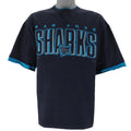 NHL (Salem) - San Jose Sharks Roll Em Ups T-Shirt 1990s X-Large Vintage Retro Hockey