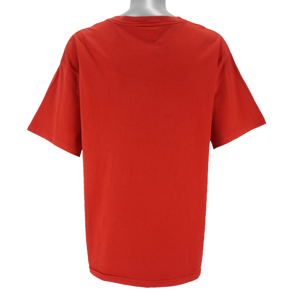 NBA (Nutmeg) - Chicago Bulls Basketball Court T-Shirt 1990s X-Large