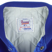Starter - Toronto Blue Jays Diamond Collection Satin Jacket 1990s Large Vintage Retro Baseball