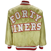 NFL (DeLong) - San Francisco 49ers Satin Jacket 1990s Large Vintage Retro Football