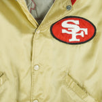 NFL (DeLong) - San Francisco 49ers Satin Jacket 1990s Large Vintage Retro Football