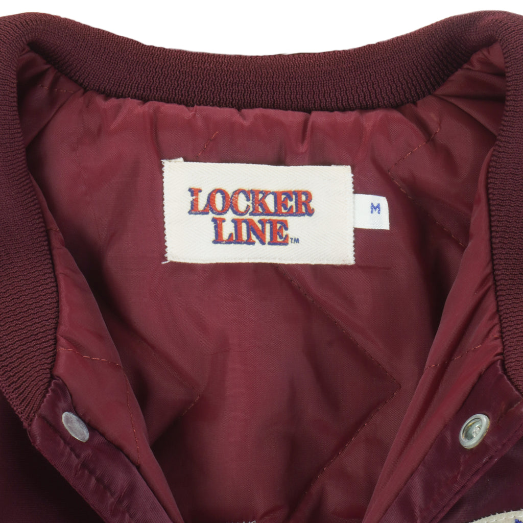 MLB (Locker Line) - Philadelphia Phillies Satin Jacket 1990s Medium Vintage Retro Baseball