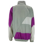 Puma - Grey & Pink Colorblock Windbreaker 1990s X-Large Vintage Retro