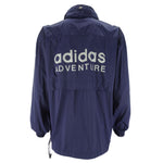 Adidas - Adventure Navy Blue Windbreaker 1990s X-Large