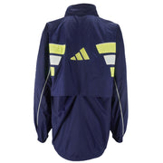 Adidas - Blue Embroidered Windbreaker 1990s Large Vintage Retro