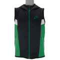 Nike - Black & Green Embroidered Vest 2000s Medium Vintage Retro