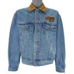 NFL (Pro Elite) - San Francisco 49ers Denim Jacket 1990s Medium Vintage Retro Football 