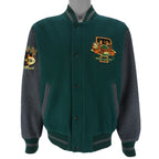Disney - Tigger Bounce Champion Embroidered Varsity Jacket 1990s Medium Vintage Retro