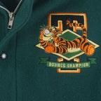 Disney - Tigger Bounce Champion Embroidered Varsity Jacket 1990s Medium Vintage Retro