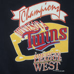 MLB (Velva Sheen) - Minnesota Twins World Champions Sweatshirt 1991 Large
