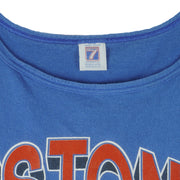 NBA (Logo 7) - Detroit Pistons Spell-Out Tank Top 1990s X-Large Vintage Retro Basketball