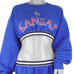 Reworks (NCAA) - Kansas City Jayhawks Cropped Sweatshirt & Skirt Womens Small