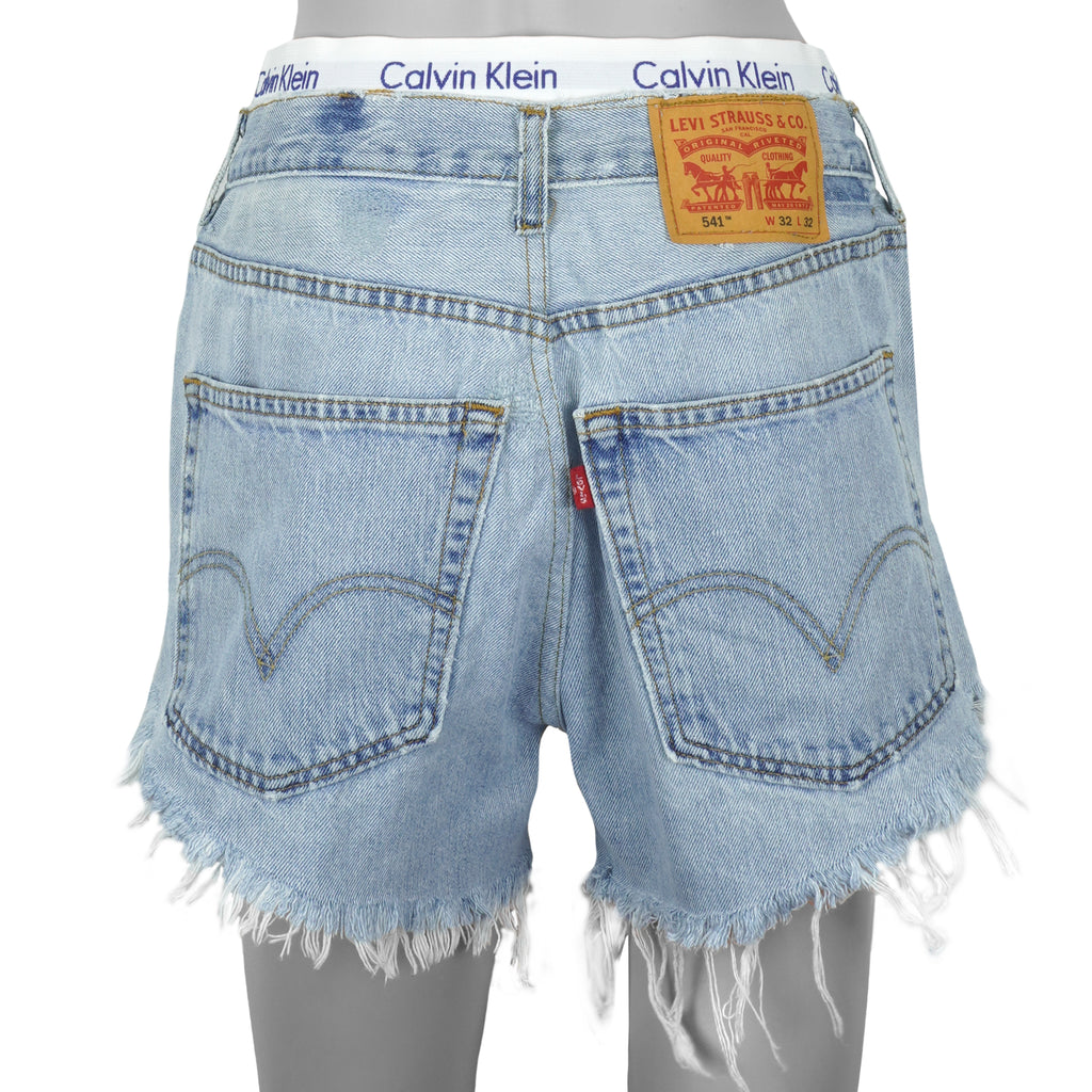 Reworks (Calvin Klein) - Womens Denim Shorts Medium Vintage Retro