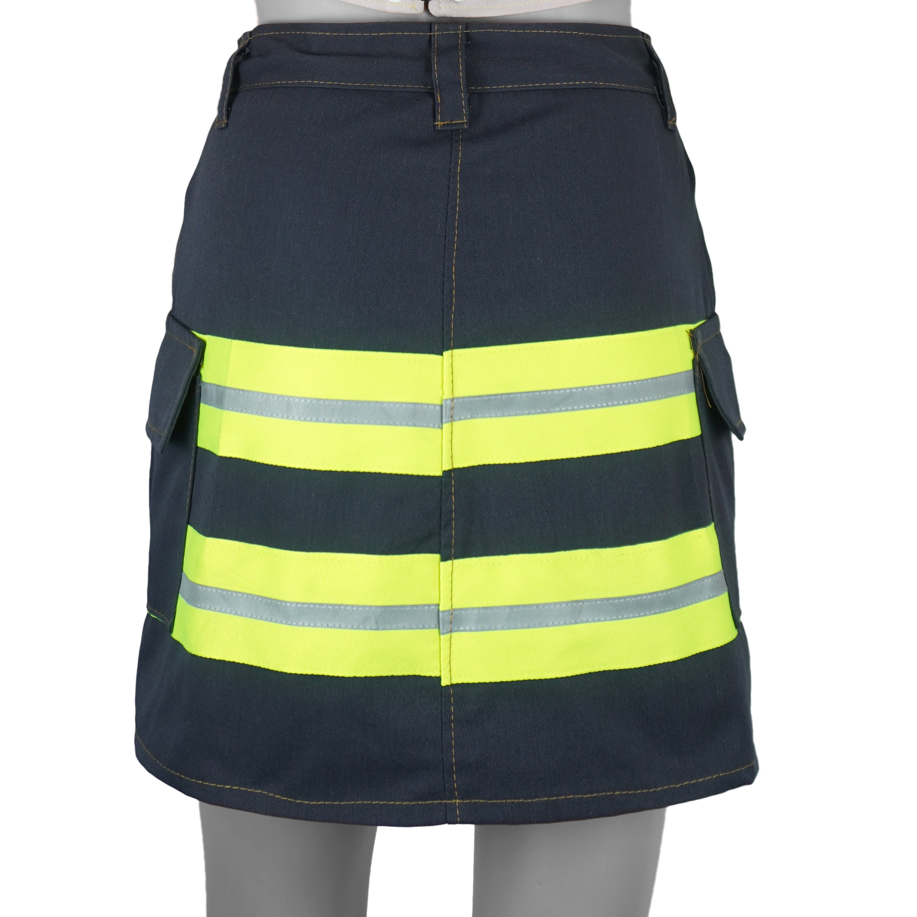 Vintage Reworked Carhartt Safety Vest Reflective Mini Skirt Womens Small Vintage Club Clothing
