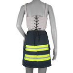 Reworked (Carhartt) - Safety Vest Reflective Mini Skirt Womens Small