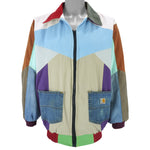 Reworked (Carhartt) - Pastel Patchwork Oversized Jacket Large