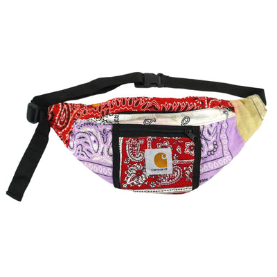 Reworked - Multicolor Bandana Patchwork Fanny Pack Bag