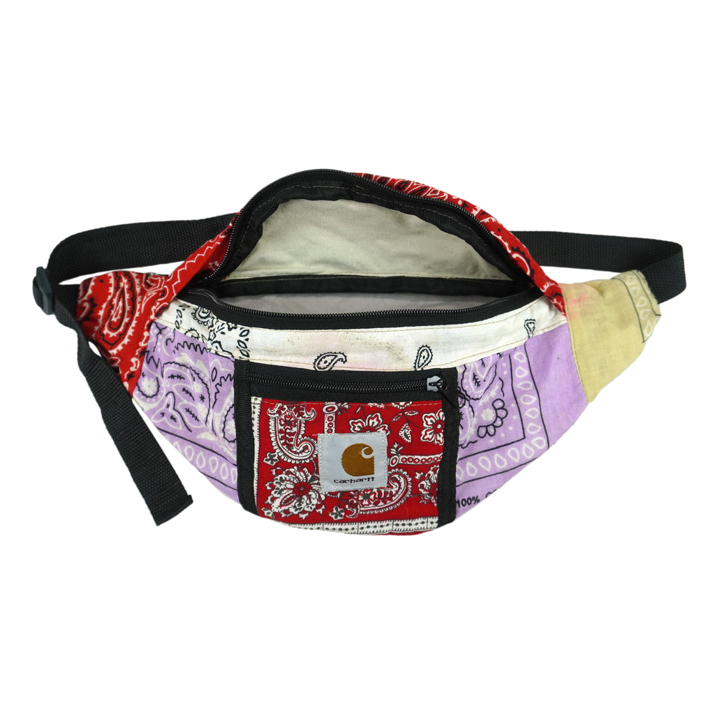 Reworked - Multicolor Bandana Patchwork Fanny Pack Bag