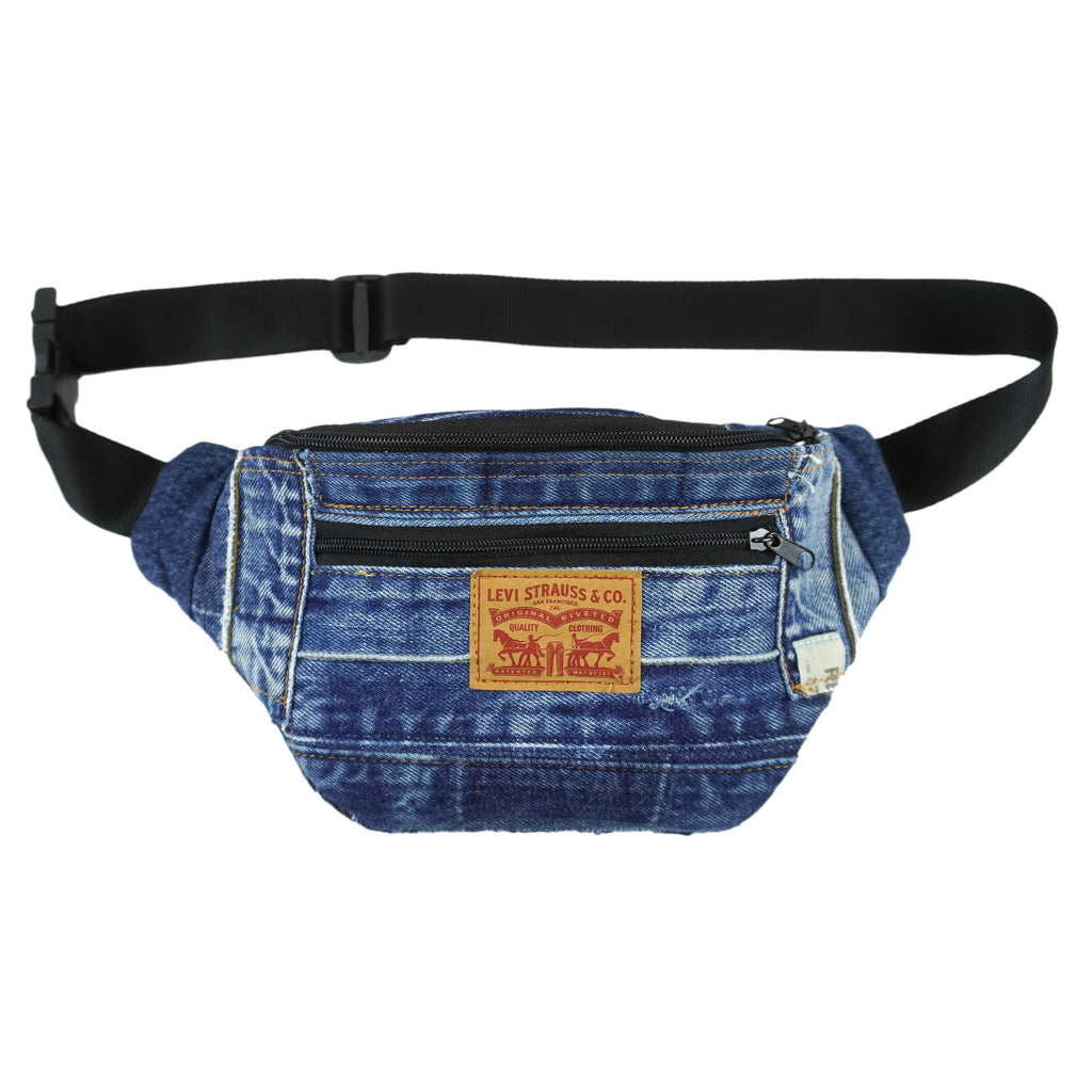 Reworked - Patched Denim Fanny Pack Bag