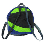 Reworked (Nike) - Green Turtleback Denim Windbreaker Backpack