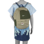 Reworked (Nike) - Brown Turtleback Denim Windbreaker Backpack
