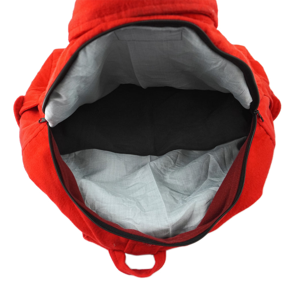 Reworked (Carhartt) - Red Shirt Backpack Vintage Retro